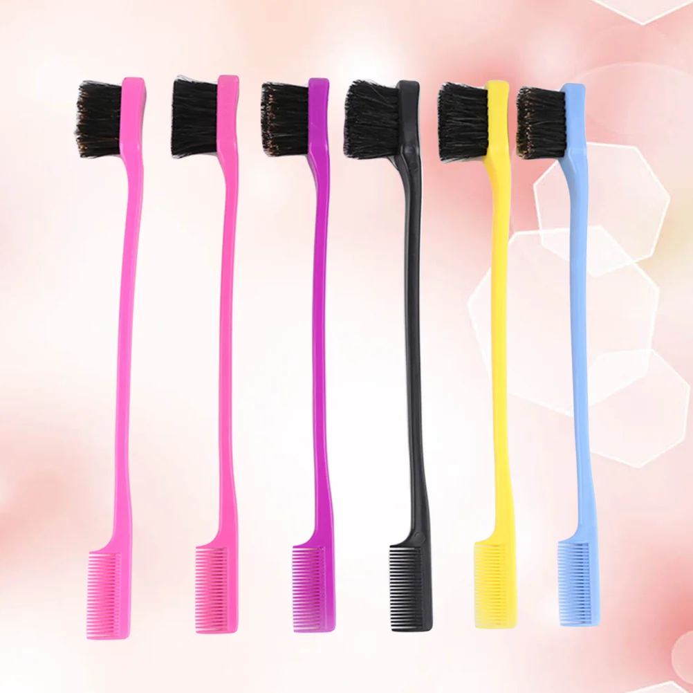 

4pcs Brush Comb Double Sided Edge Grooming Tool Hair Brush Comb Brush for Ladies