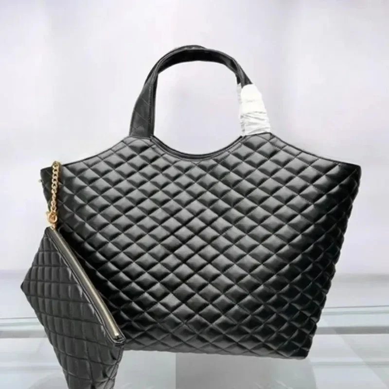 

Icare Maxi Tote Bag Designer Totes Women handbags rhombic lambskin Shopping Bag Large Casual Beach Travel Shoulder bags