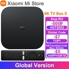 ТВ-приставка Xiaomi Mi TV Box S 4K Ultra HD глобальная версия, Android Cortex-A53, четырехъядерный процессор, Wi-Fi, Google Assistant, умный медиаплеер, 9,0