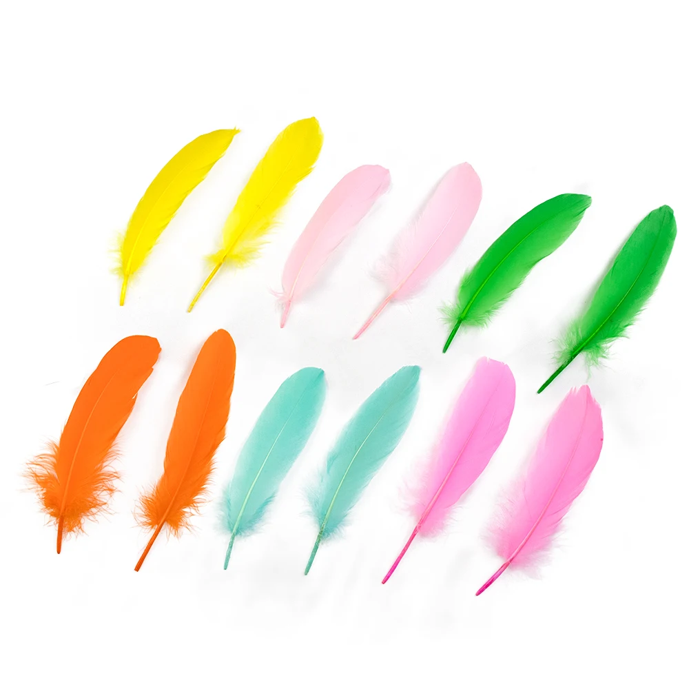 

50pcs Natural Goose Feathers Plumes 15-20cm Swan Plume for DIY Crafts Jewelry Making Accessories Wedding Home Dress Decoration