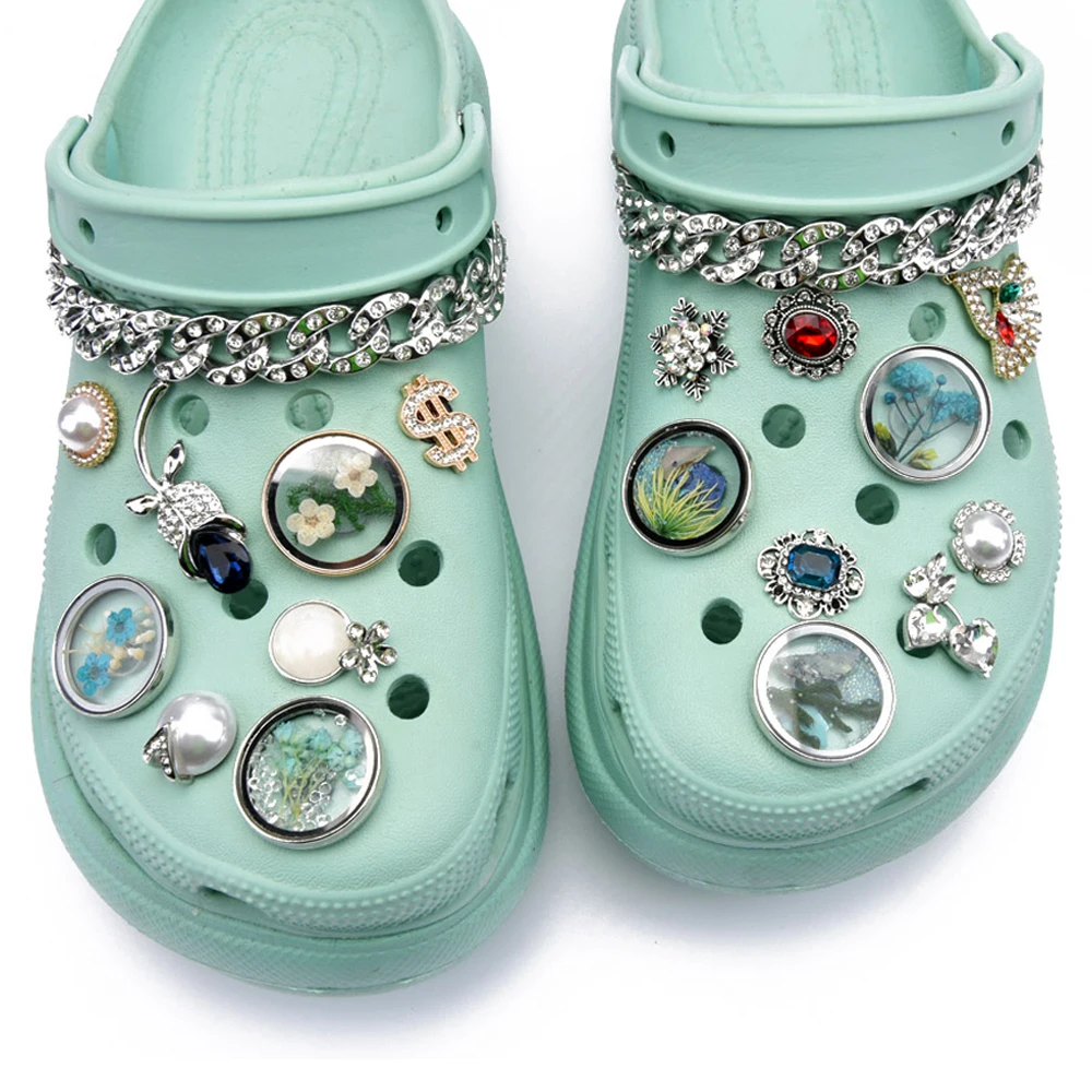 

1 шт., подвеска для обуви в виде высушенных цветов