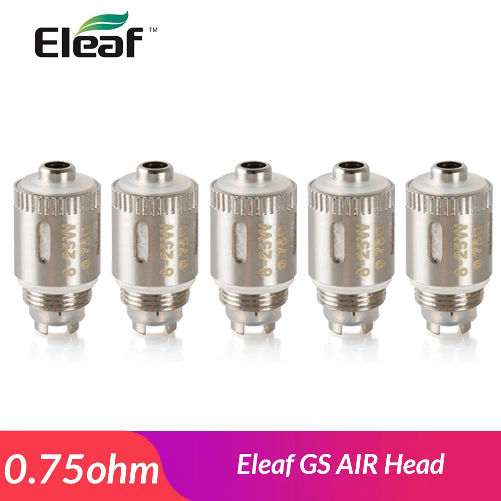 

Original Eleaf GS Air Pure Cotton Head 0.75ohm for GS Tank iStick Kiya electronic cigarette cores