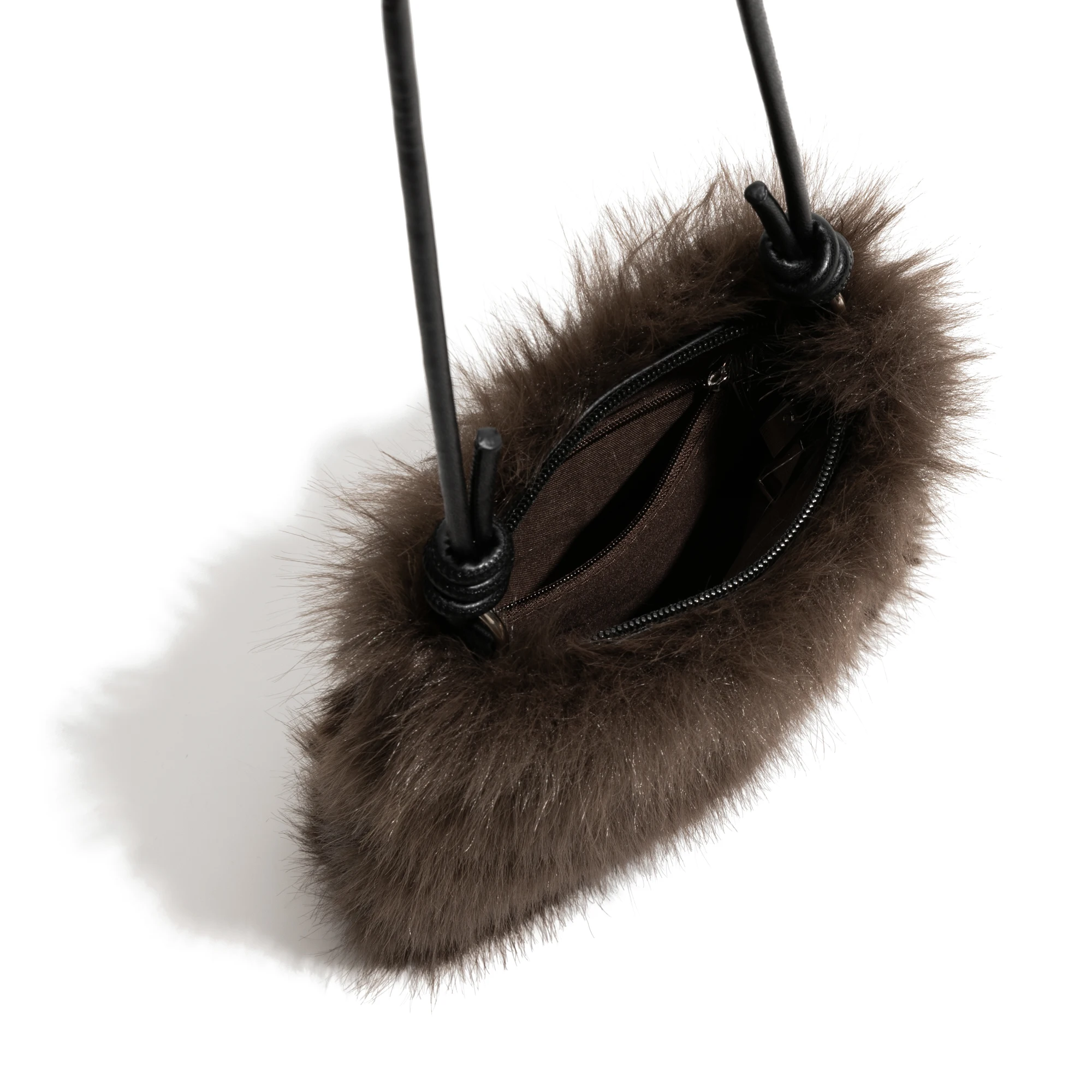 KOKOPEAS зимняя женская пушистая легкая портативная сумка из искусственного меха