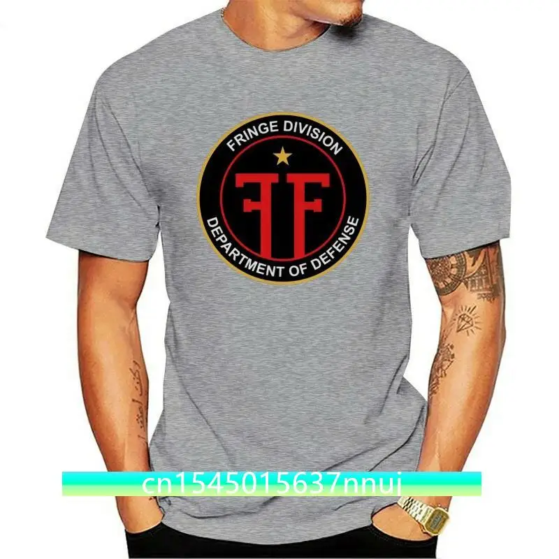 

New Fringe Division Tv Series Colour Logo T Shirt Anime Young Man Summer Round Neck Anime's T Shirt