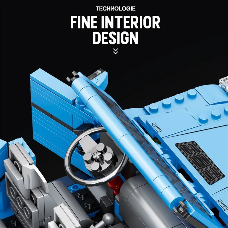 1204 шт. Детский конструктор Mercedes Benz