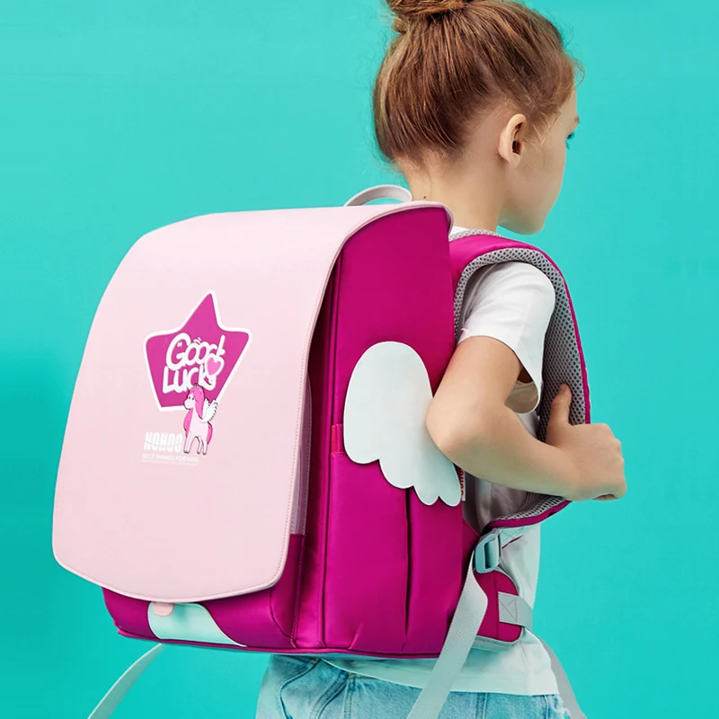 Fashion Brand Children Primary School Backpack Orthopedic Student Bags for Girls Boy Large Capacity Unicorn School Bag 6-12 Year