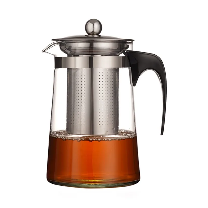 

Glass Teapot Food Grade Material Health Pot Household Tea Making Pot Fine Filter Tea Water Separation