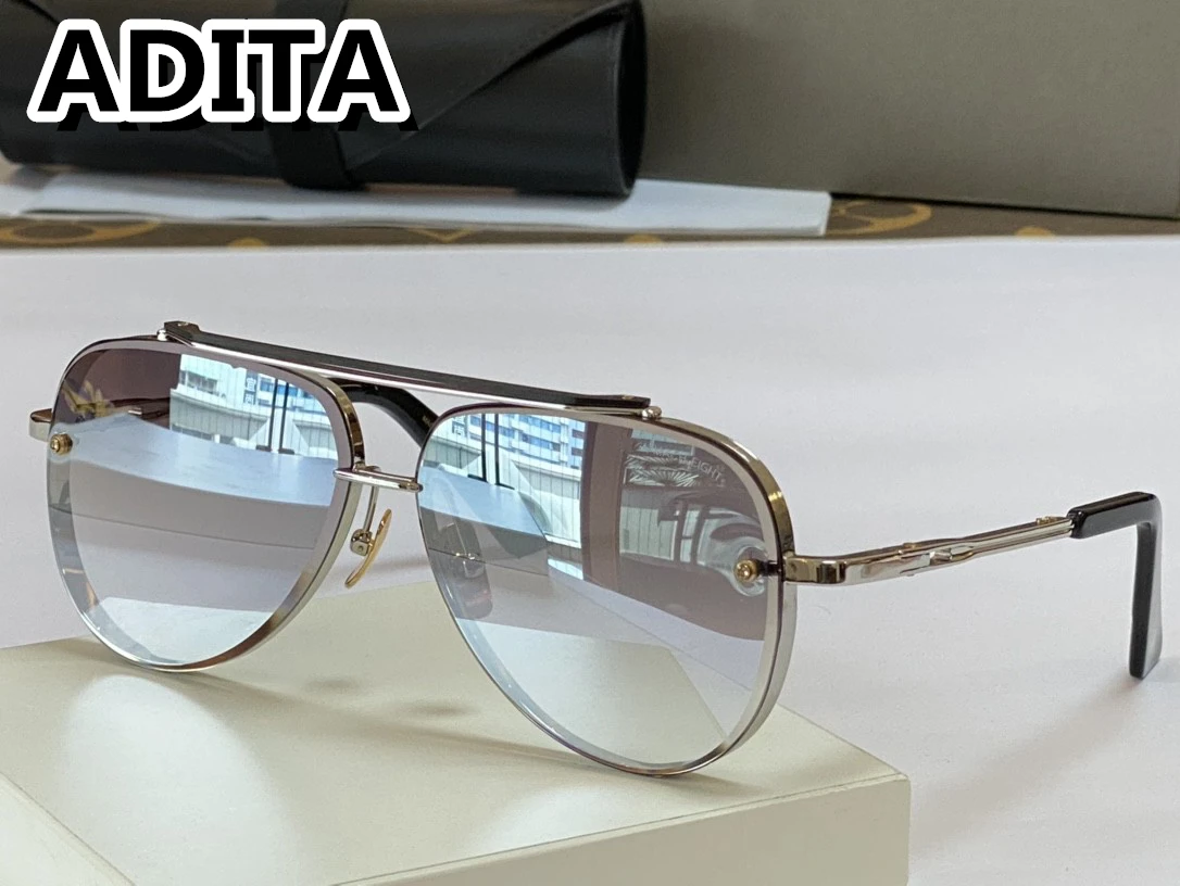 A DITA Mach eight  size 62-12 Top High Quality Sunglasses for Men Titanium Style Fashion Design Sunglasses for Women  With Box