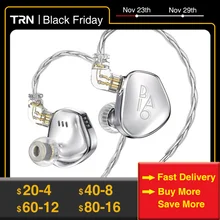 TRN BA16 32BA Driver Unit In Ear Earphone Balanced HIFI Wired Tuning Switch Cancelling  Earbuds Headset TRN Official Store