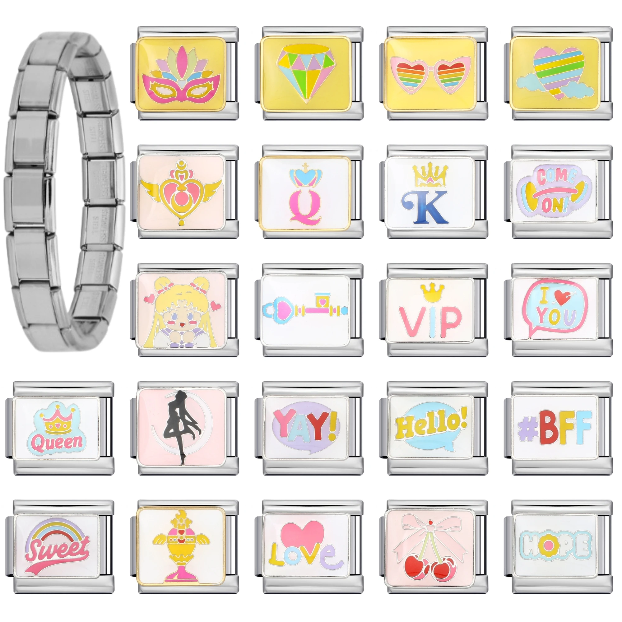 Прекрасный дизайн английская фраза YAY SWEET волшебная палочка итальянский шарм