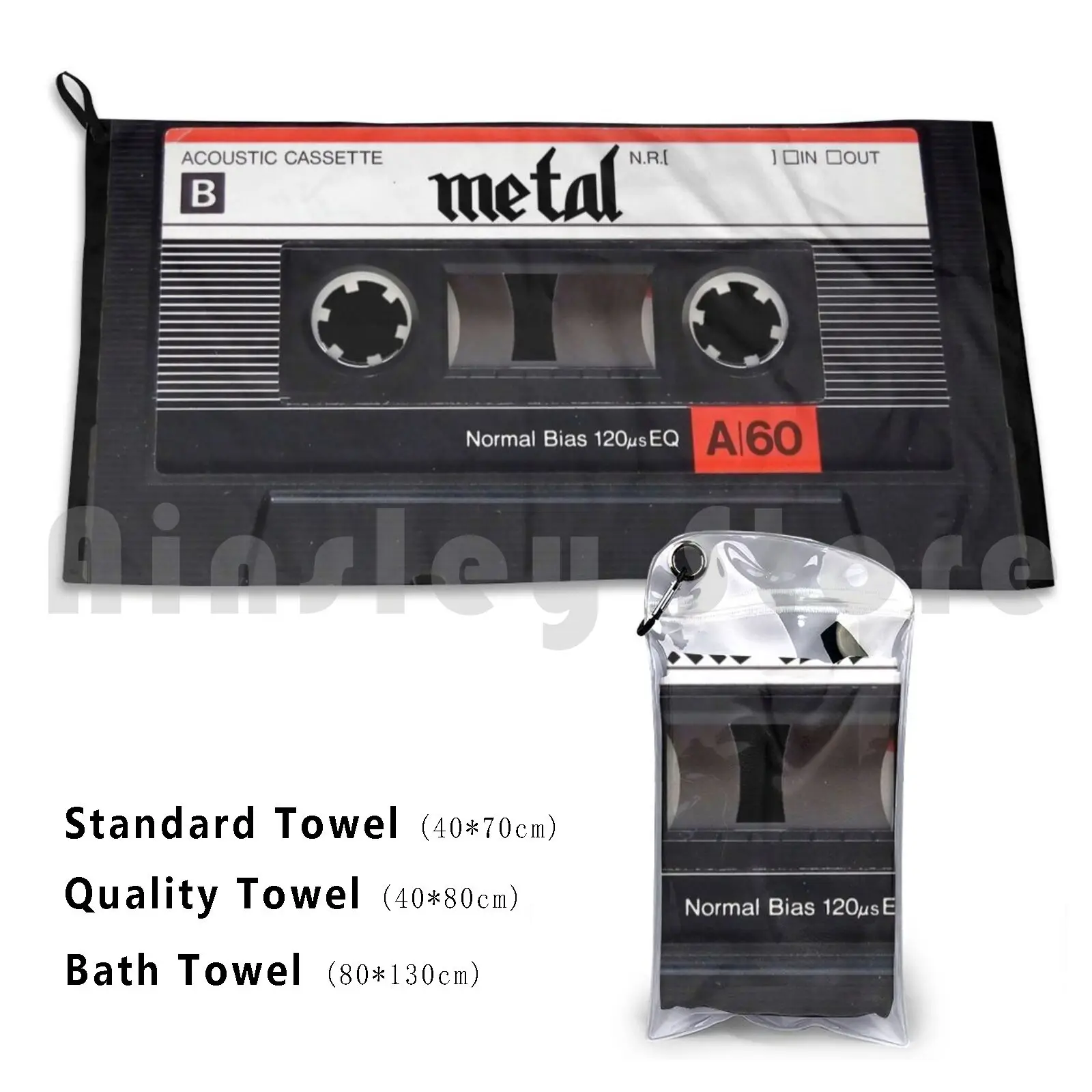 

Towel Cassette Tape Heavy Metal Music 2405 Metal Heavy Metal Heavy Music Band Cassette Tape