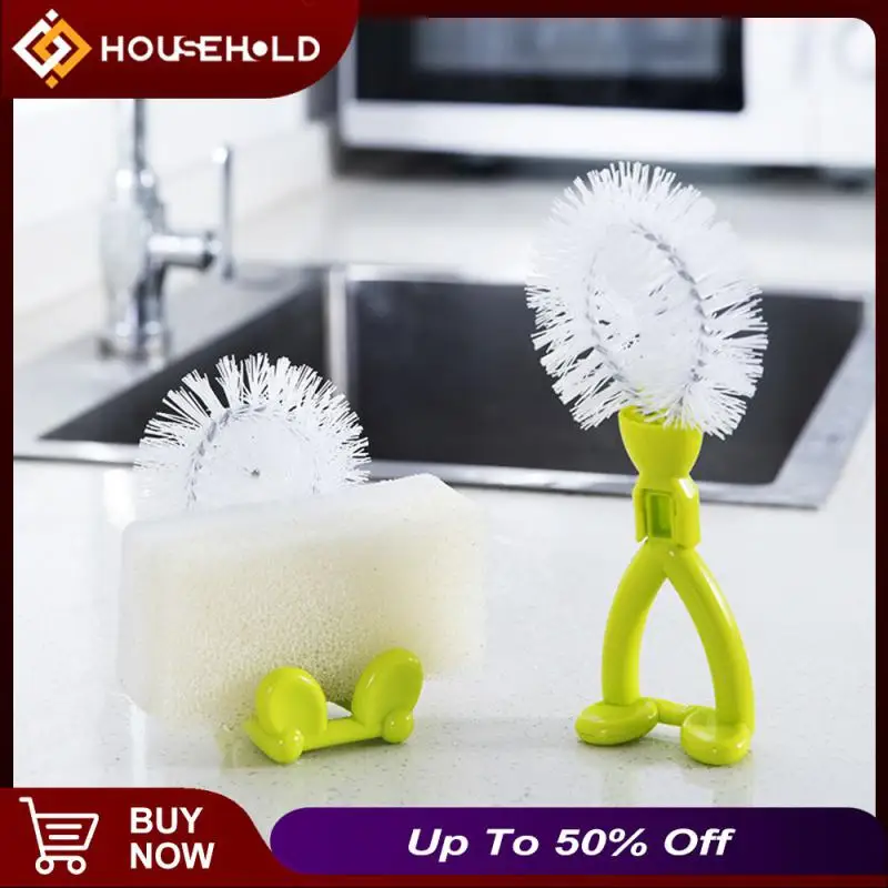 

Cleaning Tools Nylon Brush Convenient Storage Durable Kitchen Pot Brush Nylon Pp Remove Oil Stains Cleaning Brush