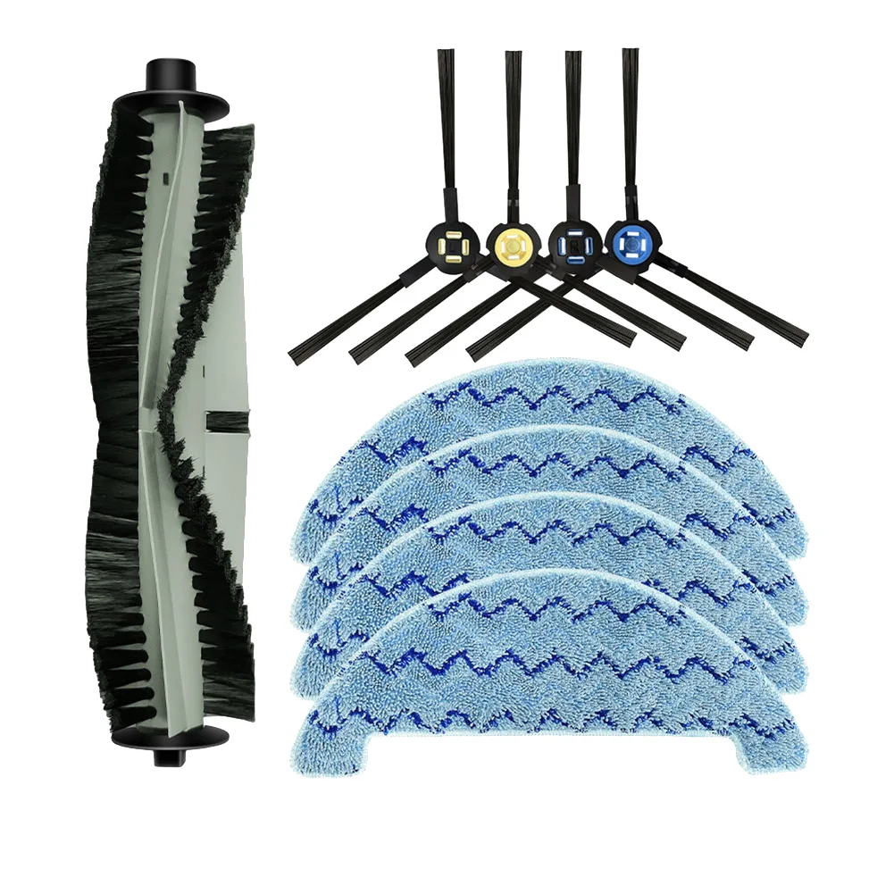 

For ILIFE L100 / ILIFE A10S Robot Vacuum Cleaner Replacement Spare Parts Kit Main Brush Side Brush Mop Cloths Rag