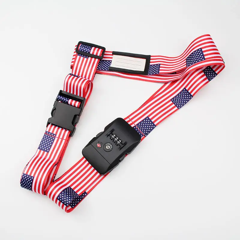 Ремень для багажа с паролем регулируемый защитой от кражи упаковки