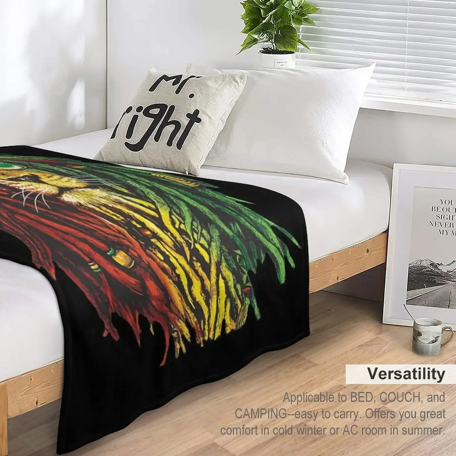 Одеяло Bob Marley Rasta Lion Art для любителей регги лохматое одеяло милые клетчатые одеяла