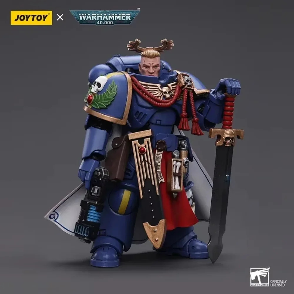 [В НАЛИЧИИ] JOYTOY Warhammer 1/18 40k Фигурки Ультрамарин Primaris Капитан с аниме-силовым мечом