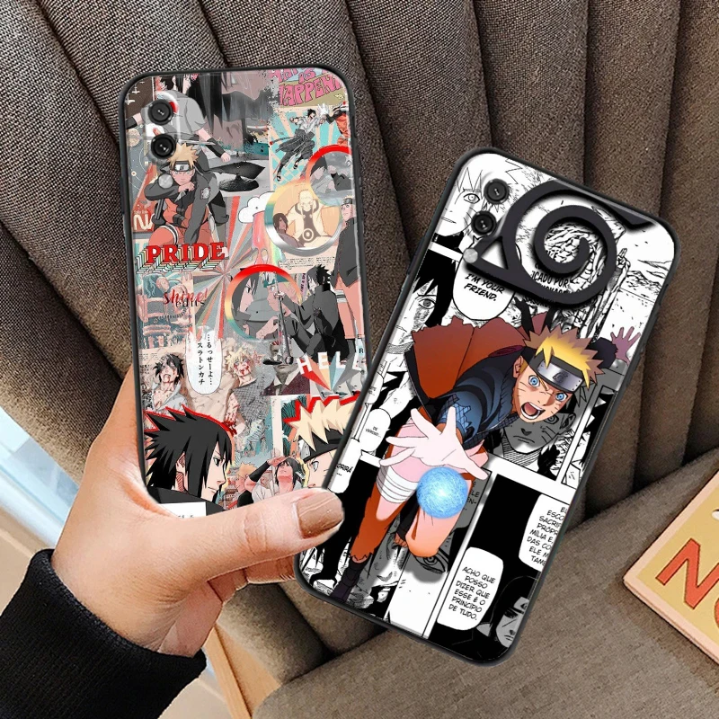 

Bandai NARUTO Cartoon Comics For Xiaomi Redmi 7 7A 8 8A 7 Note 7 8 2021 Pro 8T Phone Case Funda Carcasa Coque Liquid Silicon