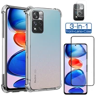transparent phone case for redmi note 11s 5g silicone case glass xiaomi redmi note 10 11 pro phone cover redmi note 11 pro 5g