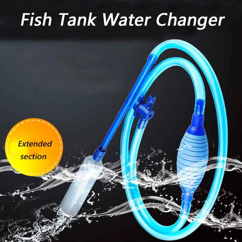 

Новый аквариумный фильтр для очистки воды сифонный насос ручной очиститель насос безопасный пылесос аксессуары для аквариума инструменты ...