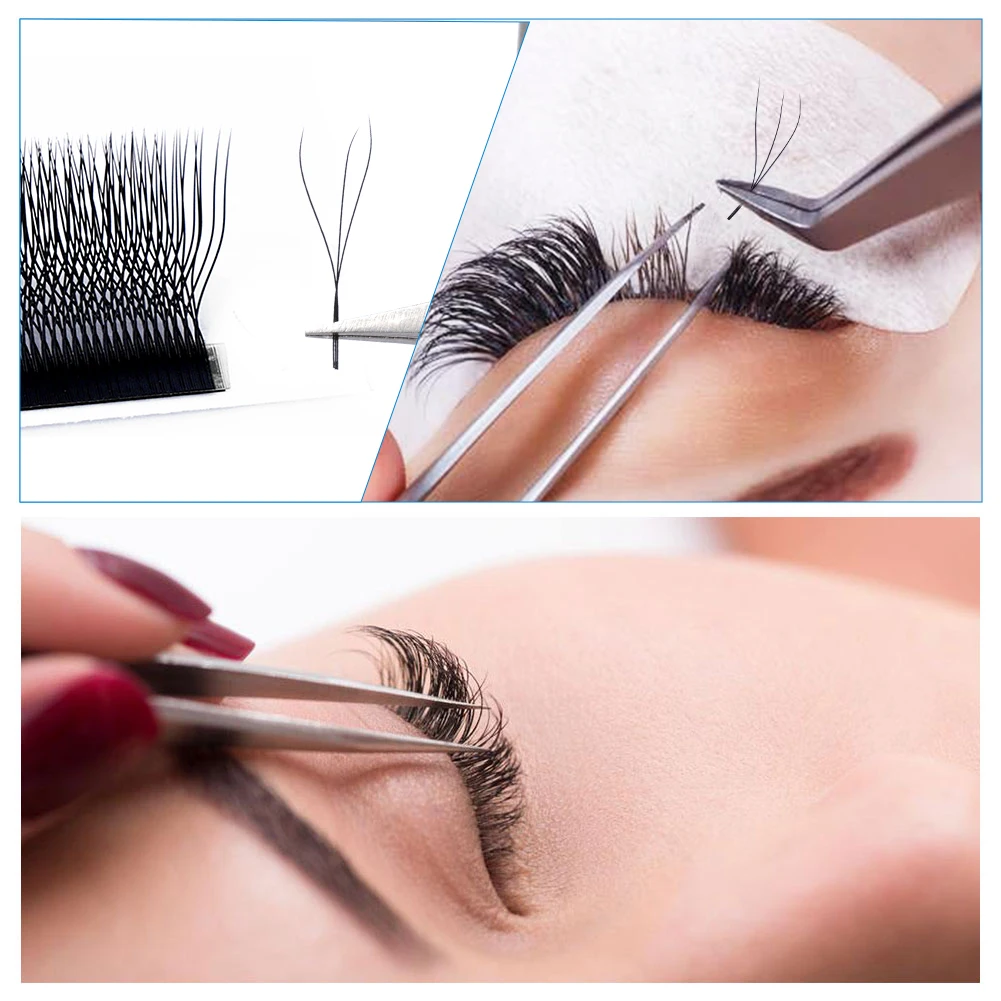 W Shape Lashes Extension 3D Premade Volume Fan Fake Eyelashes Makeup Supplies Wendy High Quality Natural Look Lash Extensions