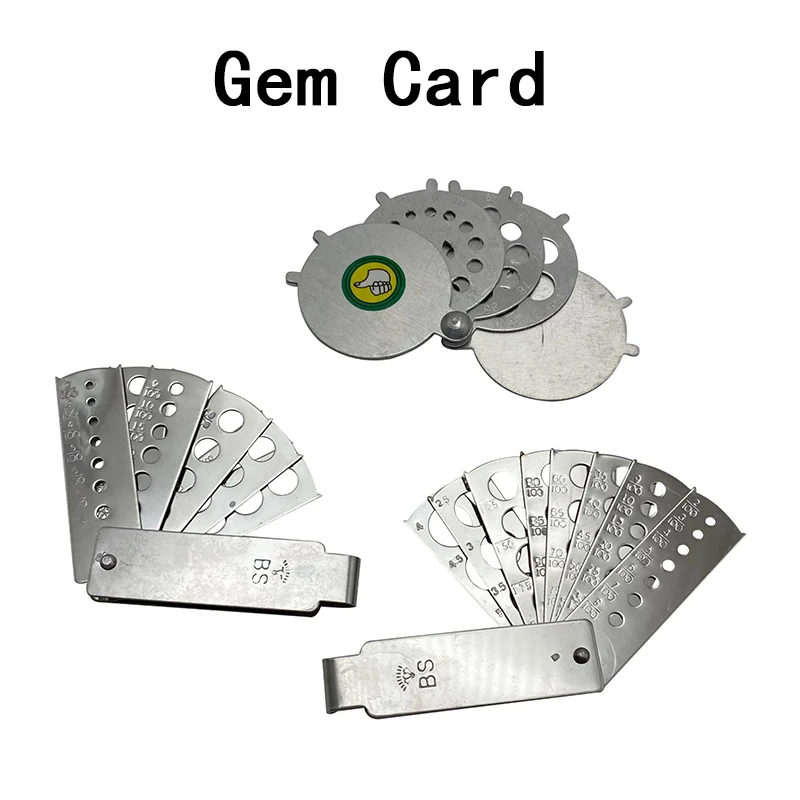 

Складной веер из нержавеющей стали, измеритель Стразы и драгоценных камней, миллиметров в каратах, ювелирные инструменты для драгоценных камней