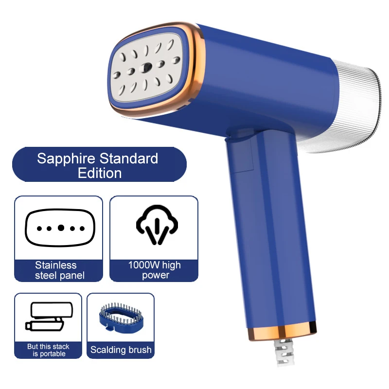 

Handheld Garment Steamer Iron Home Electric 1000W Fast-Heat Steam Iron Portable Mini Hanging Ironing Machine for Clothes Travel