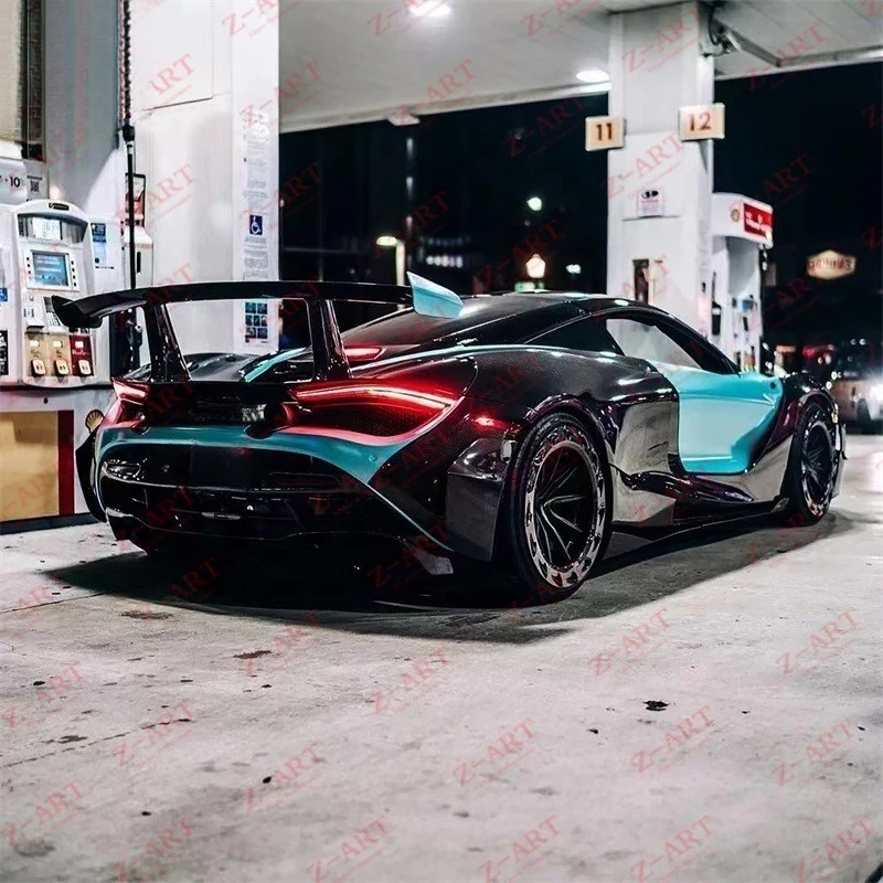 Фото Высококачественный карбоновый задний аэродинамический спойлер для 720S 2017+ – аксессуары для модификации экстерьера автомобиля №3