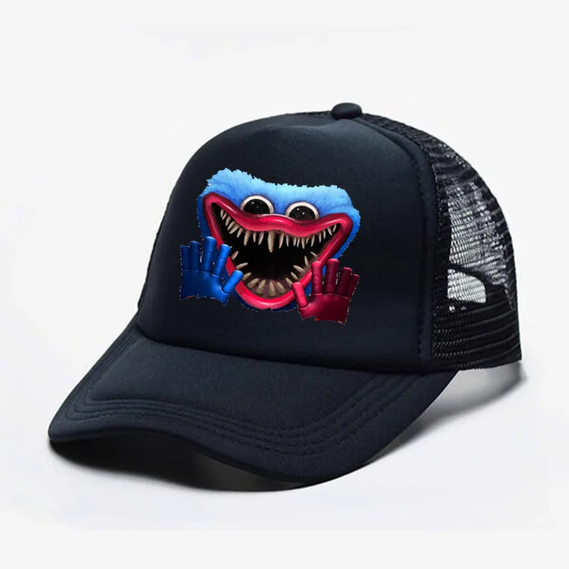 

Новинка, бейсболка с мультяшным принтом, кепка Huggy Wuggy для мальчиков и девочек, бейсболка, Детская кепка от солнца, Детская уличная Кепка с ко...