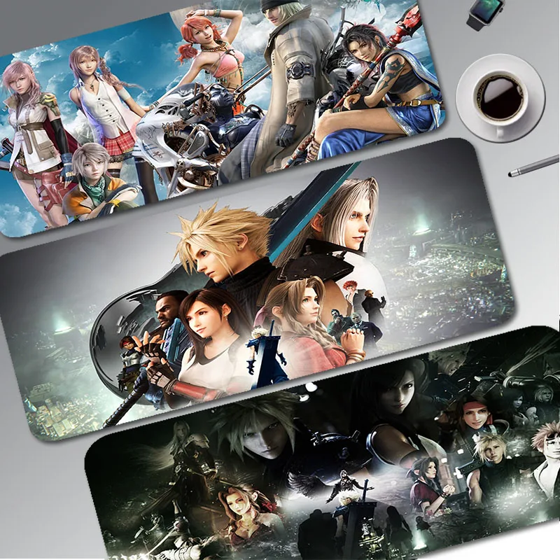 

Final Fantasy Large XXL Speed Version Game Computer Keyboard Office Table Mat Gaming Mouse Pad Writing Desk Mats