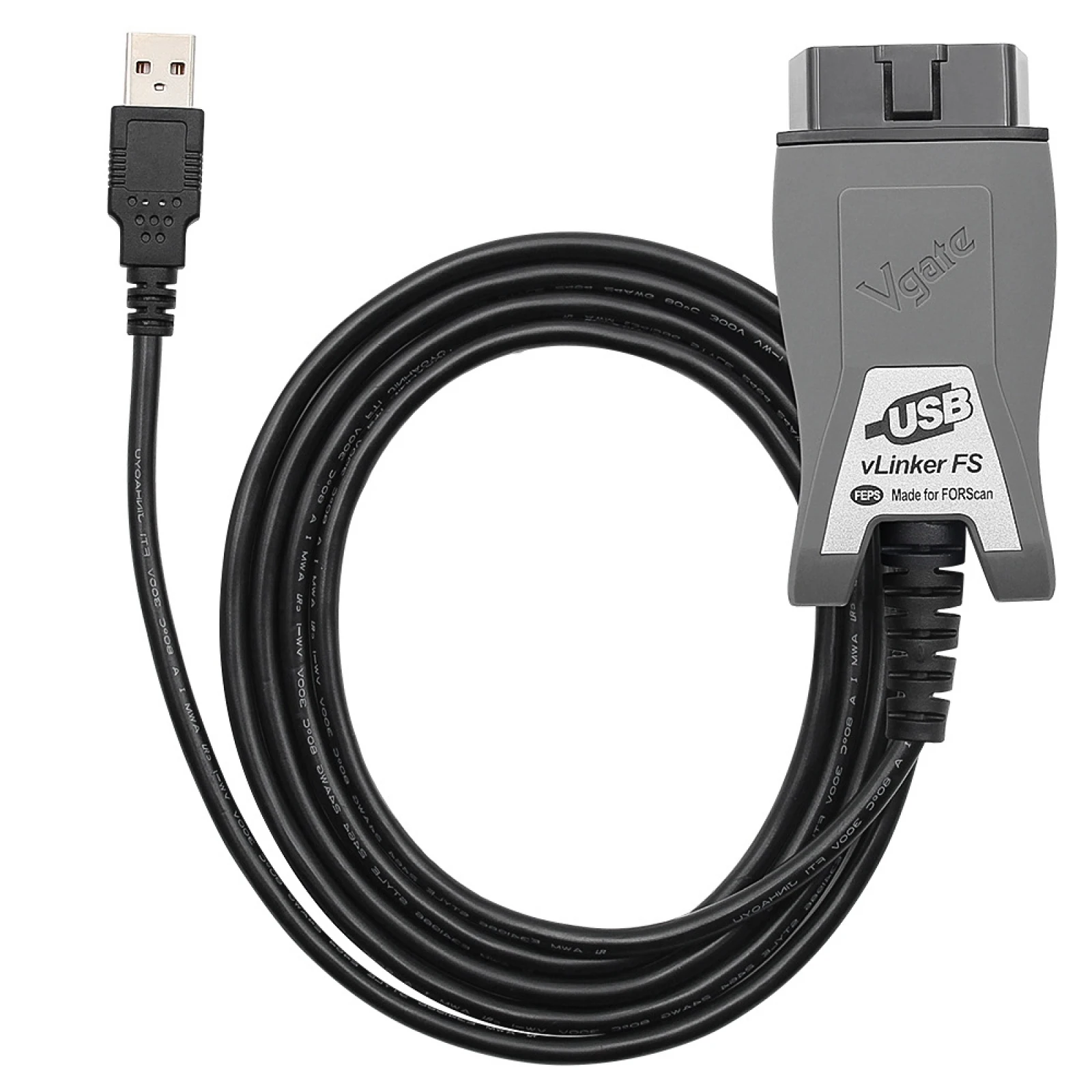 

Vgate Vlinker FS ELM327 USB OBD2 автомобильный диагностический инструмент автоматически блокирует превышение скорости сигнализации автомобильные профессиональные инструменты