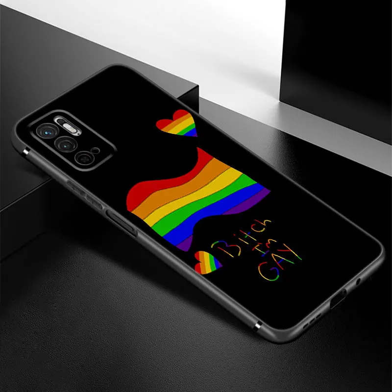 Чехол для телефона лесбиянок ЛГБТ радуга гордость Xiaomi Redmi Note 7 8 9 10 11 8T 10T 9S 10S 11S 4G 11E
