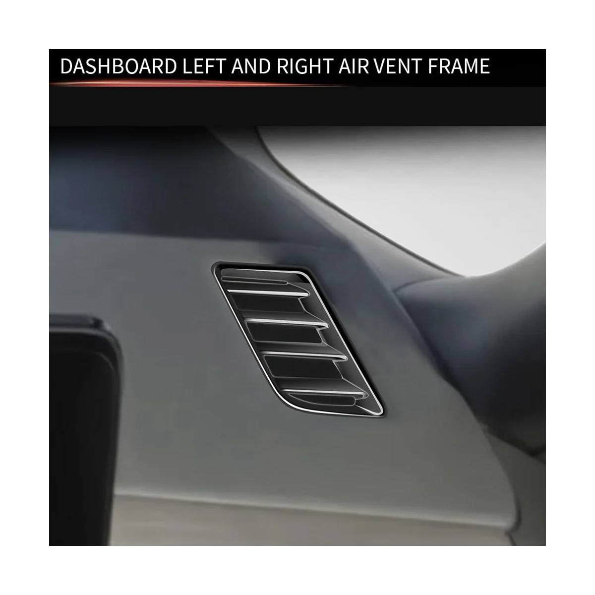 Яркая черная передняя Крышка вентиляционного отверстия для Nissan Серена C28 2022-2023