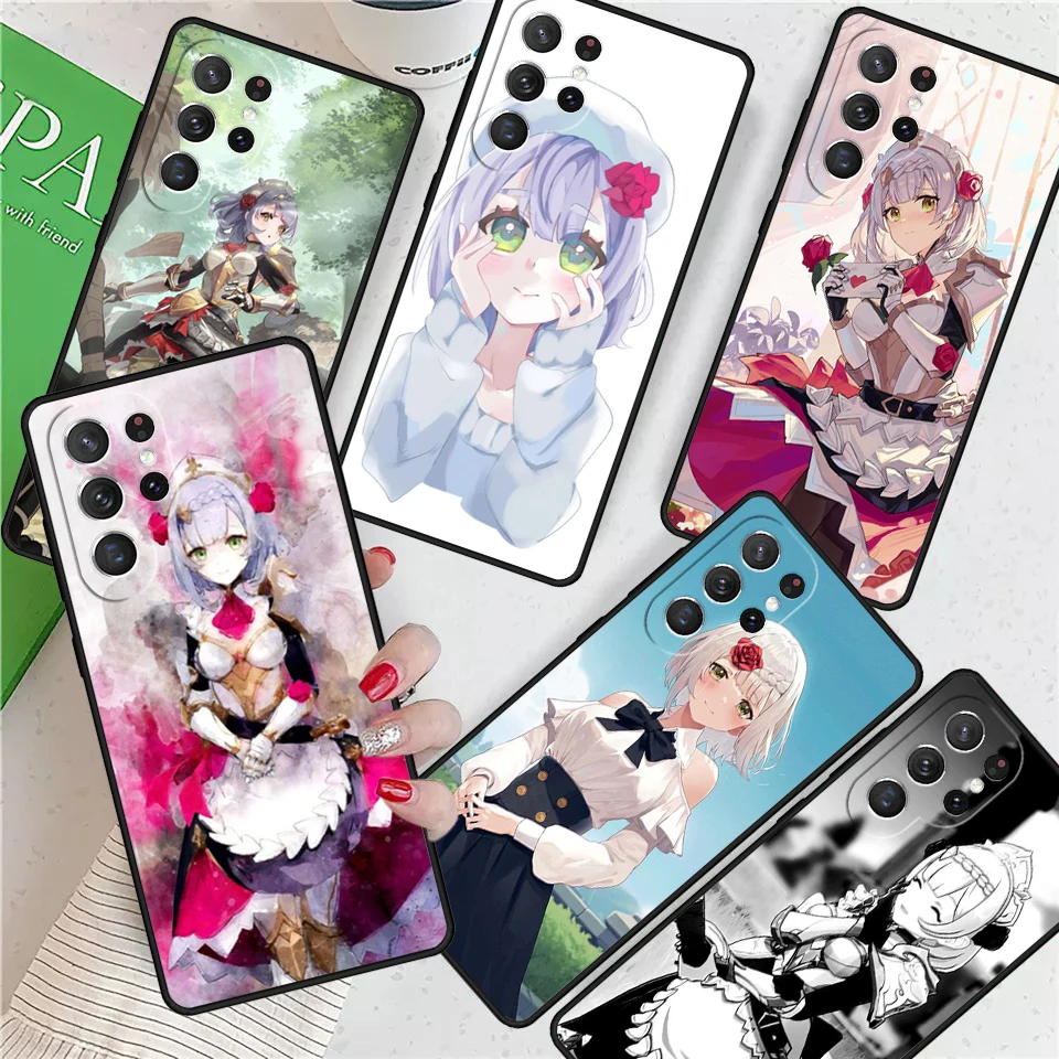 Чехол для телефона Noelle Genshin Impact Samsung Galaxy S24 Ultra S21 S22 S8 S9 S10E Note 10 20 Plus FE S23
