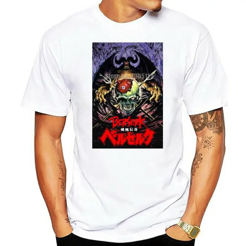 

Berserk Skull Knight & Nosferatu Zodd Logo Manga T Shirt Men'S S To 4Xl