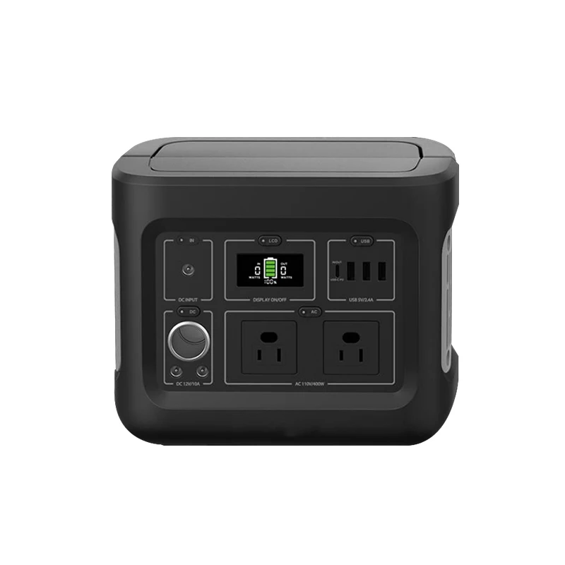 

Лидер продаж на Amazon, литиевый аккумулятор 600 Ач Втч Usb Type-c Dc Ac Вт, портативная пауэрстанция для портативного блока питания