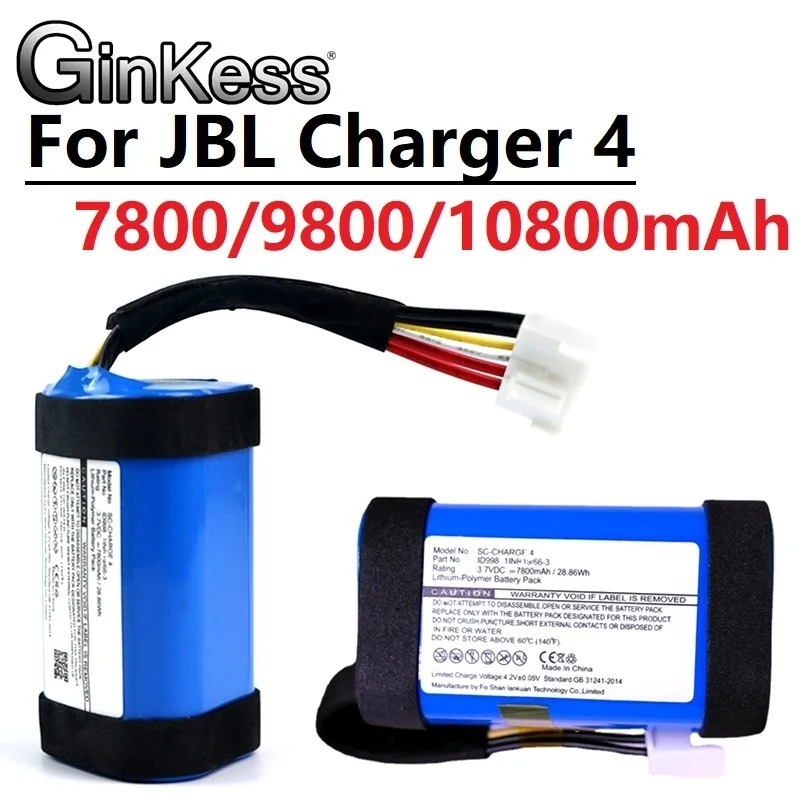 

For JBL Charge 4 7800/9800/10800mAh Replacement Battery For JBL Charge4 IID998 High quality Batteries With Tools