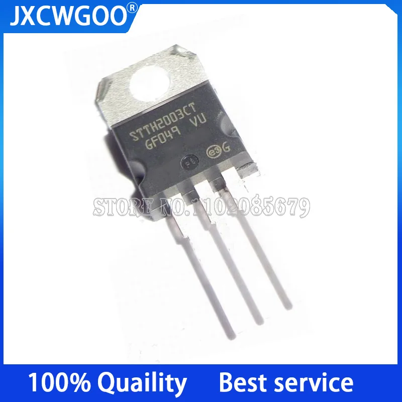 

10 шт. STTH2003CT H2003CT STTH2003 2003 быстрое восстановление диода 300 В 20A новый оригинальный