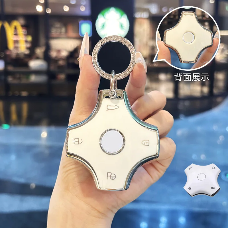 

Чехол для ключей от автомобиля, брелок-держатель для Dongfeng eπ007 eπ008 2024, автомобильный пульт дистанционного управления, защитный чехол с пряжкой