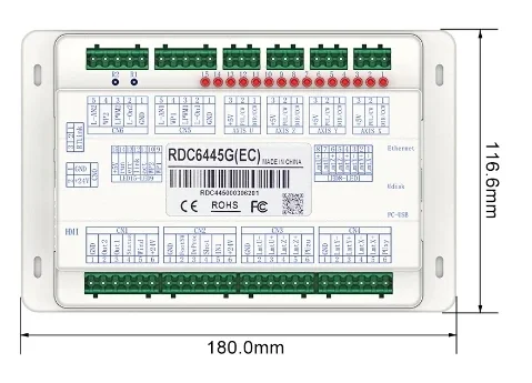 RDC6445G/RDC6445S Панель управления системой контроллера CO2 для гравировального станка