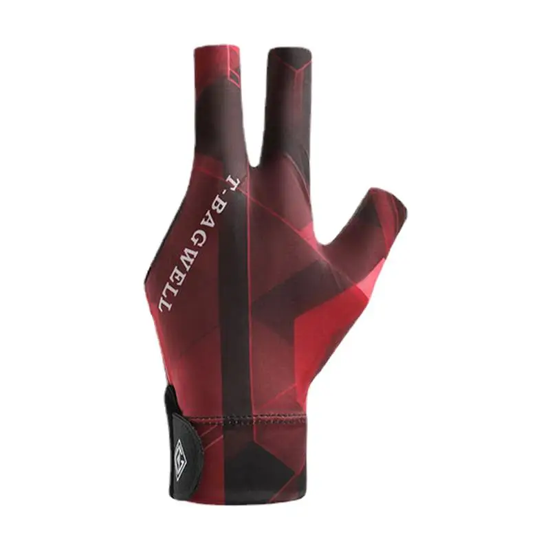 

Professional Pool Gloves Billiards Three-finger Pool Players Gloves Anti-slip Breathable Absorb Sweat Left Hand Protection