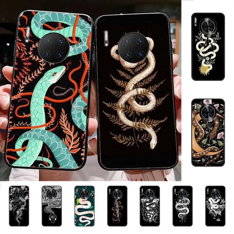 

snake Phone Case for Huawei Mate 20 10 9 40 30 lite pro X Nova 2 3i 7se