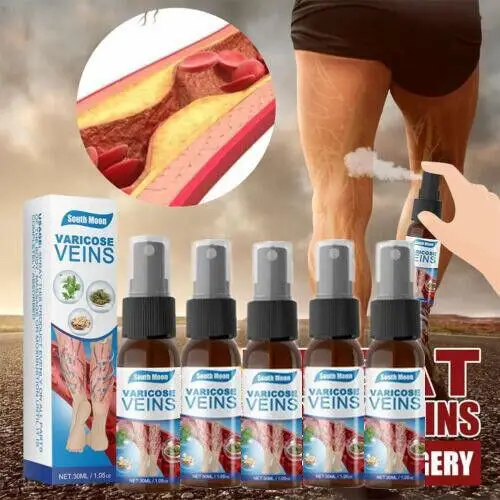 

5X Vein Healing Krampfadern Behandlungsspray Für Beinvenen Kräuterspray