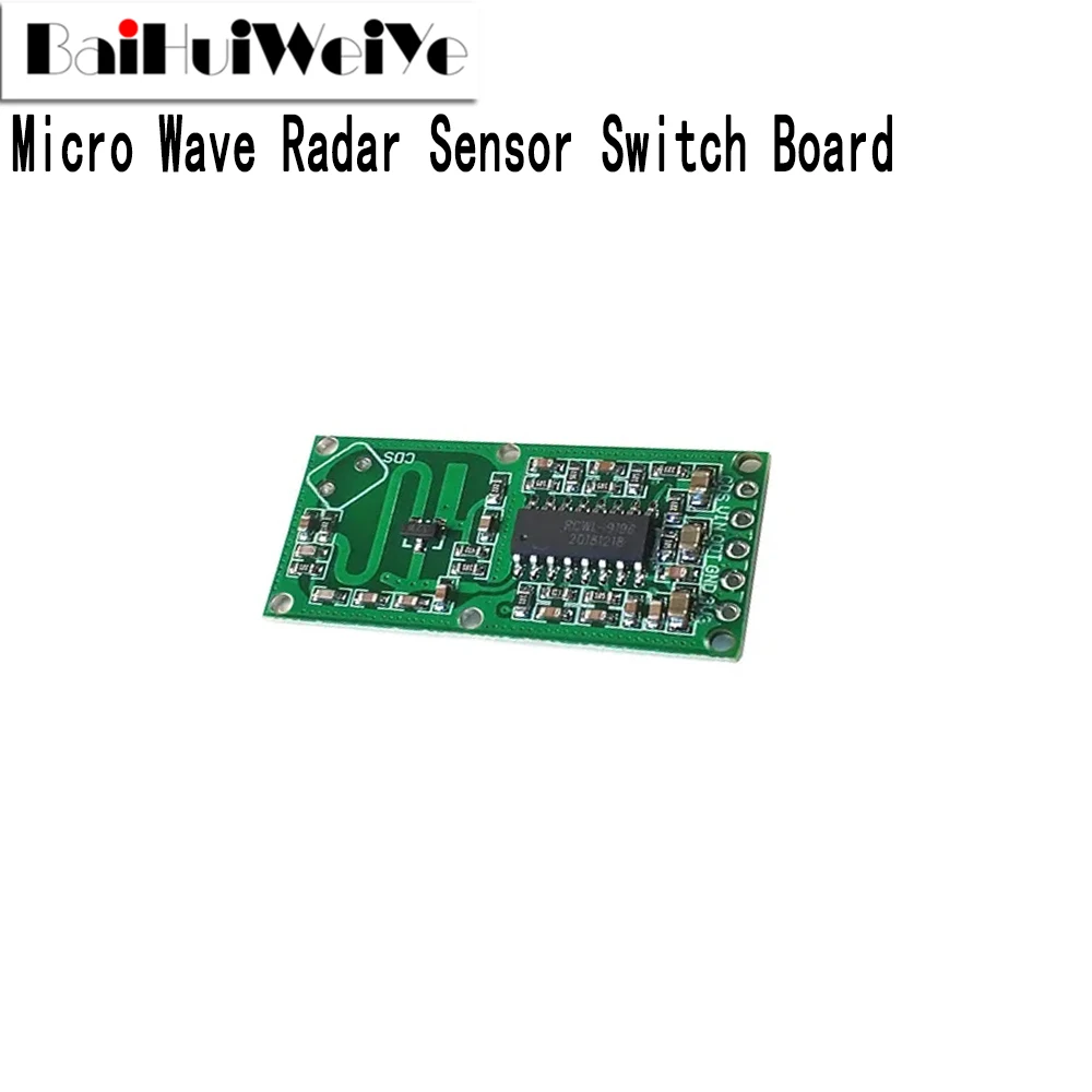 

5PCS RCWL-0516 Micro Wave Radar Sensor Switch Board RCWL 0516 Microwave Human Body Induction Intelligent Module Output 3.3V
