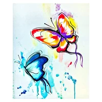 fsbcgt butterfly diy painting by numbers adults drawing on canvas coloring by numbers wall art decor