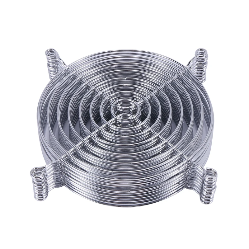 

10Pcs Computer PC Cooling Fan Mesh Cover Metal Fan Shield -120Mm
