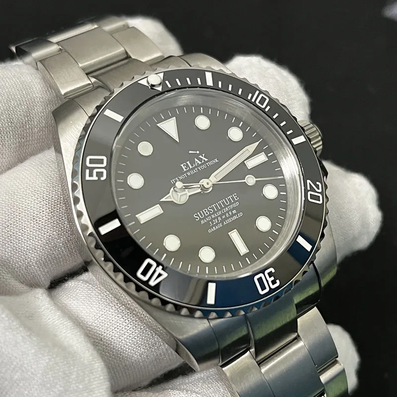 2023 Automatic Watch for Men NH35 Movement Sapphire Crystal OEM Relax Dial C3 BGW9 Lume Glide Buckle Waterproof Fashion Watch