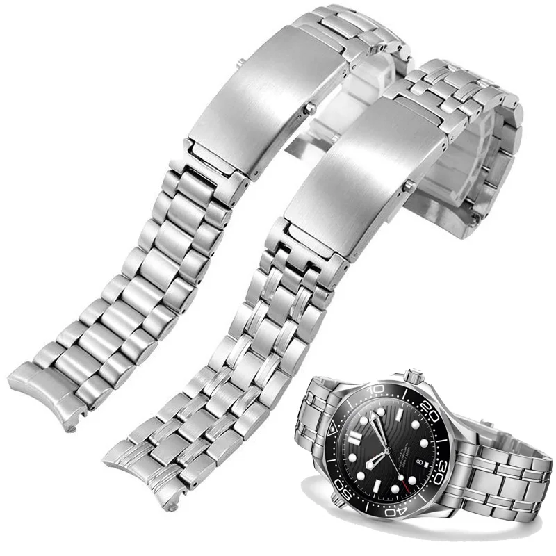 

Браслет мужской из нержавеющей стали с металлическим ремешком, 18/20 мм