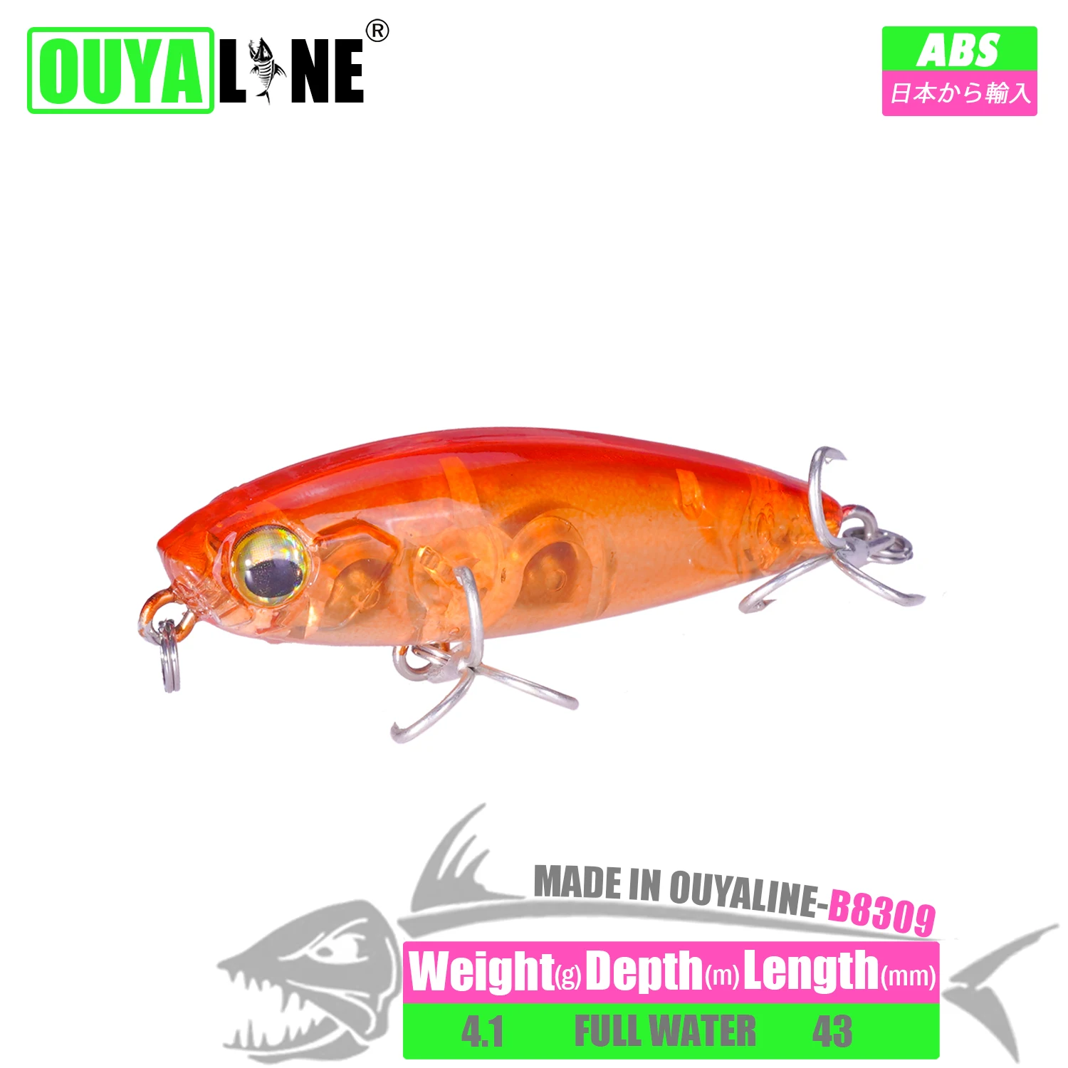 

Sinking Pencil Isca Artificial Fishing Accessories Lure Weights 4.1g 43mm Pesca Articulos Wobblers Carp Fish Tackle Goods Leurre