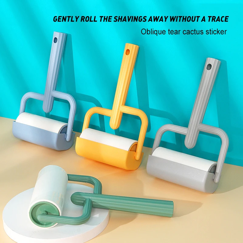 

Новинка, липкий ролик из прочной бумаги, пылеочиститель для шерсти домашних животных, одежды, Ковров, приспособление для удаления вырезов, п...