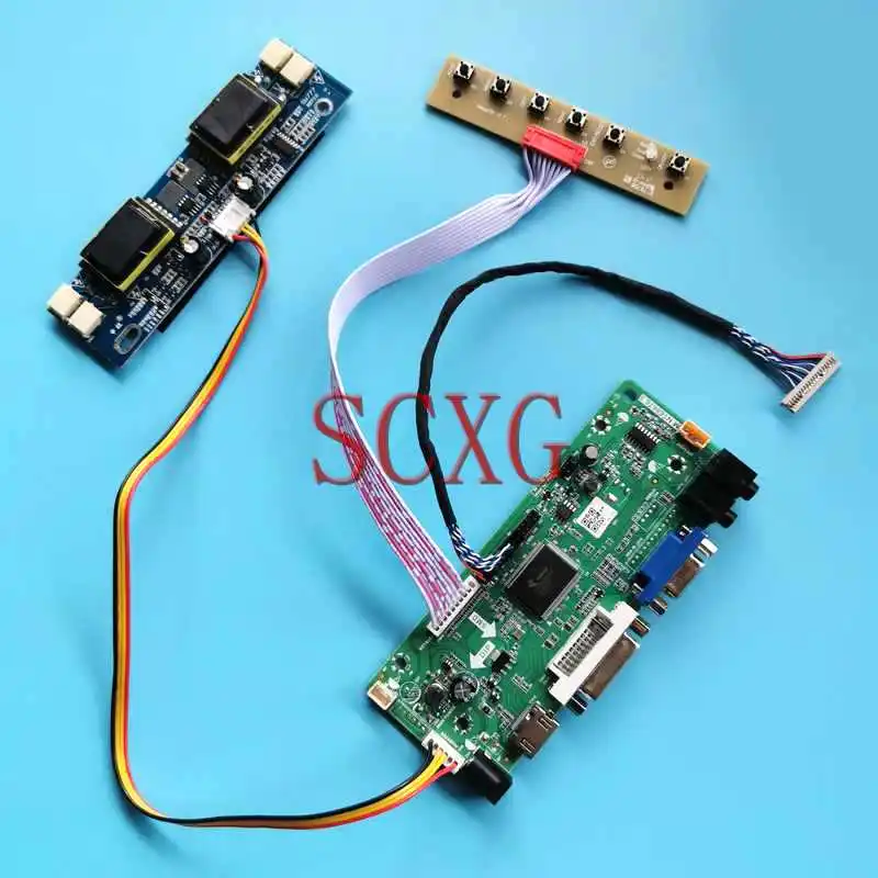 

Плата контроллера экрана ЖК-монитора подходит для LTM150XH M150X3 TM150XG 15 дюймов 4-CCFL Комплект «сделай сам» 20 контактов LVDS VGA DVI HDMI-Совместимость 1024*768